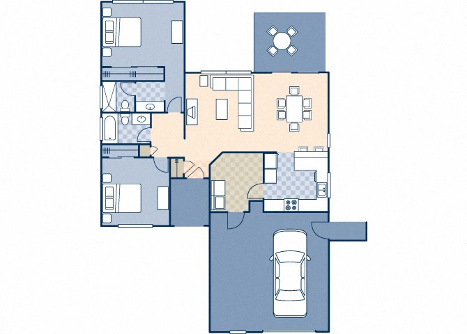 Altimira 2x2 974 sf